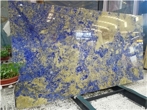 Azul Bahia Granite Round Stone Table Tops