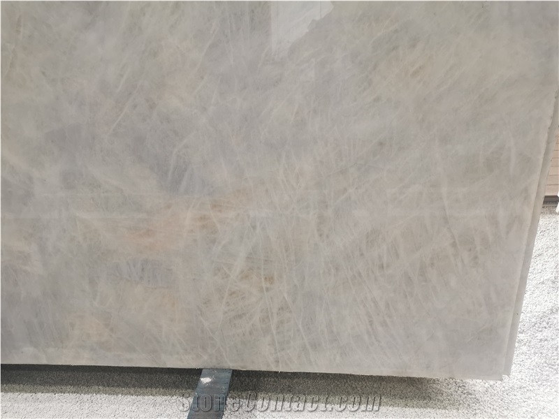 Cristallo Extra White Quartzite Tiles Slabs