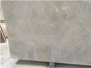 Cristallo Extra White Quartzite Tiles Slabs