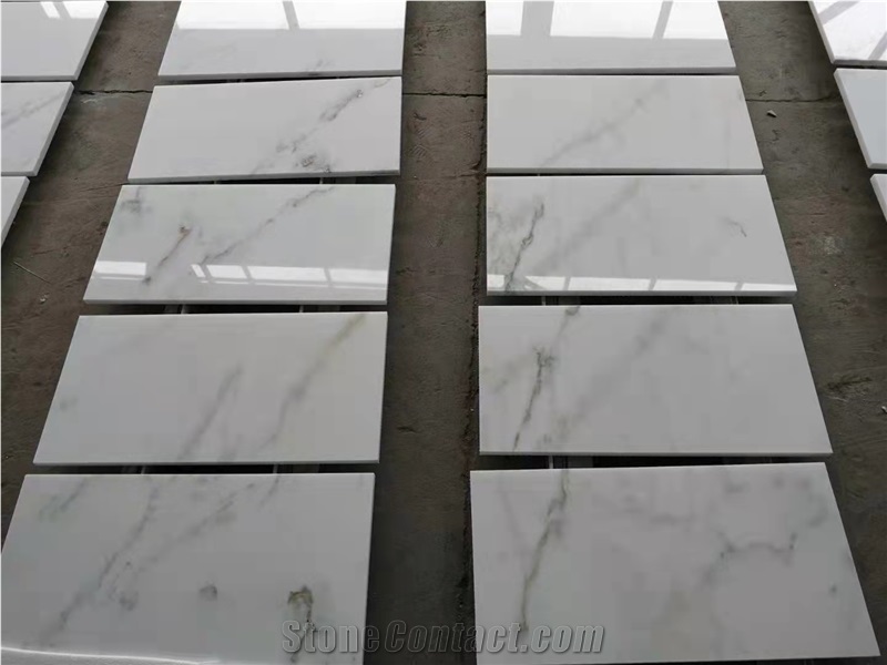 Han White Marble Polished Tiles Slabs For Wall Cladding