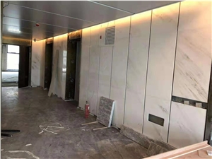 Han White Marble Polished Tiles Slabs For Wall Cladding