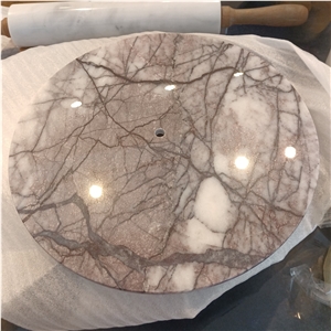 Milas New York White Marble Stone Dinner Board Home Decor