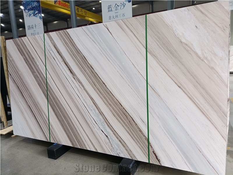 Palissandro Chiaro White Marble Tile Polished Marble Slabs