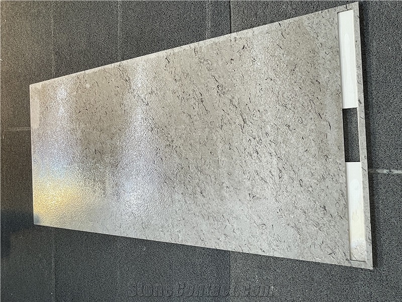 Carso Grey Marble Composite Sintered Stone Shower Tray