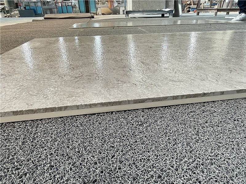 Carso Grey Marble Composite Sintered Stone Shower Tray