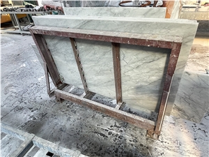 Light Grey Marble Laminated Sintered Stone Panel