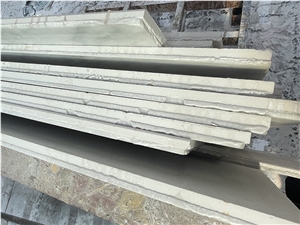 Light Grey Marble Laminated Sintered Stone Panel