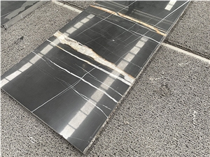 Nero Laurent Black Gold Marble Lightweight Honeycomb Panels