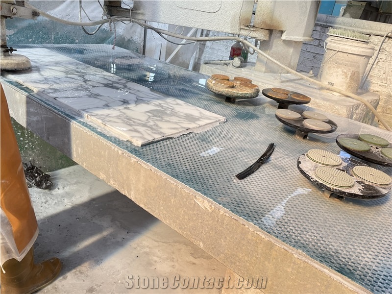 Statuario Venato Marble Snow White Marble Composite Panel