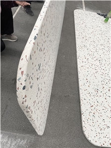 White Terrazzo Table Tops For Kitchen