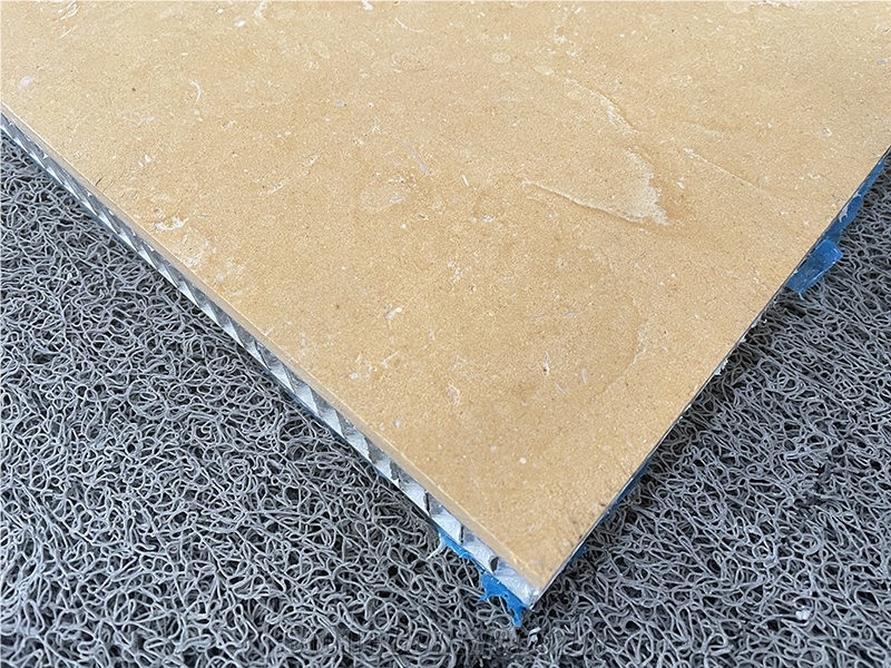 Yellow Limestone Honeycomb Core Panel