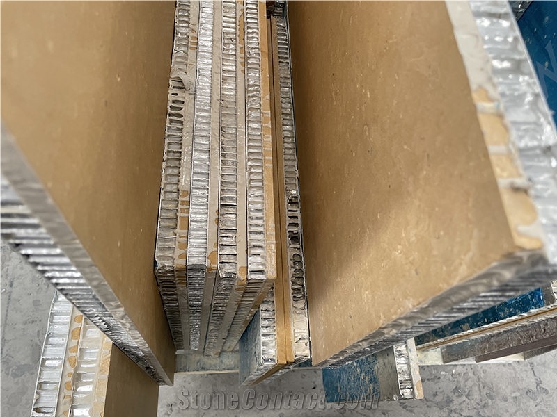 Yellow Limestone Honeycomb Core Panel
