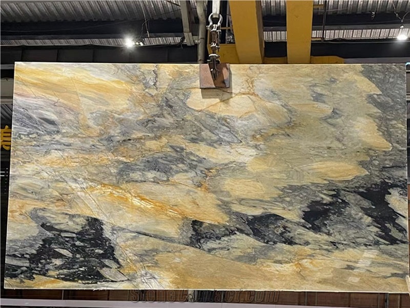 Jacaranda Oro Gold Quartzite For Wall Cladding