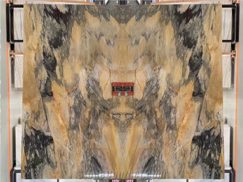 Jacaranda Oro Gold Quartzite For Wall Cladding