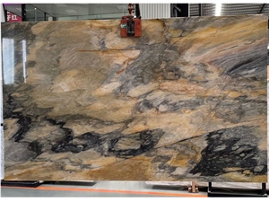 Jacaranda Oro Gold Quartzite For Wall Cladding