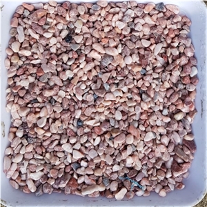 Factory Cheap Pink Pebble Stone For Paving
