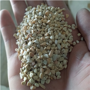 Factory Yellow Pebble Stone For Making Terrazzo