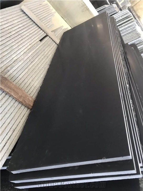 High Quality Black Basalt Lava Tile Slab