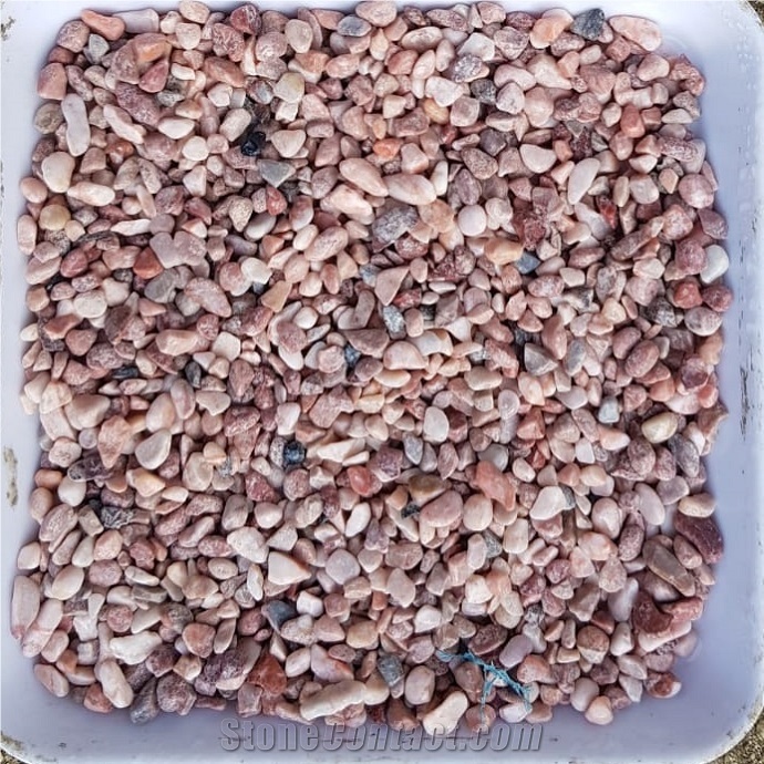 Natural Stone Yellow Pebble Stone For Paving Epoxy Flooring