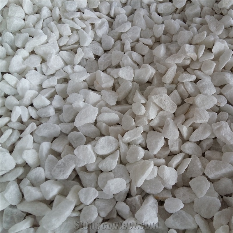 White Gravel Aggregate To Paver For Driveway