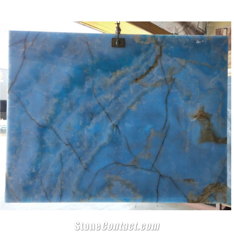 Antofagasta Azul Onyx Luxury Blue Onxy Slabs And Tiles