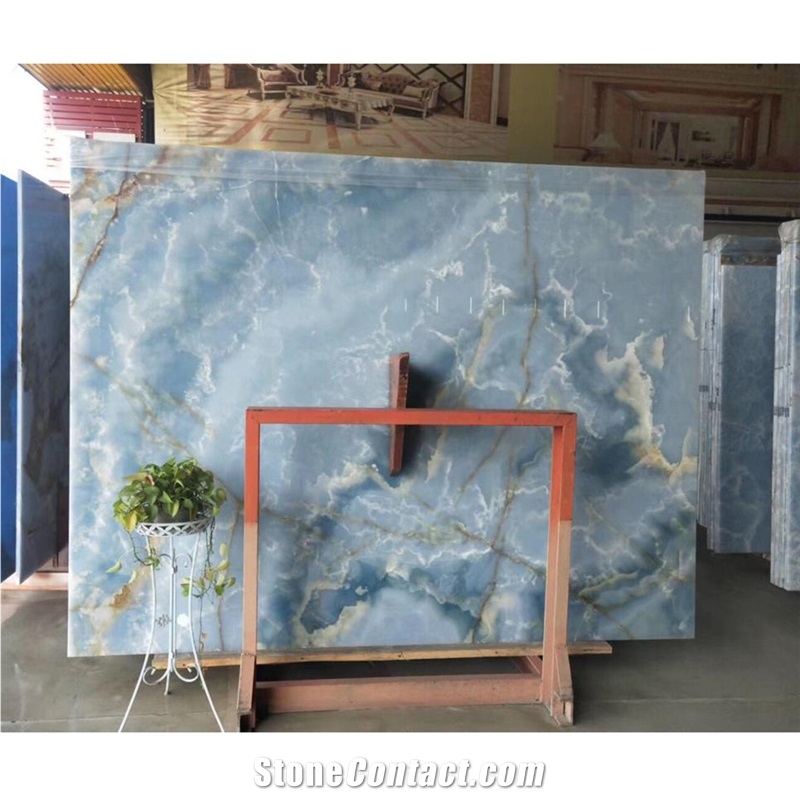 Antofagasta Azul Onyx Luxury Blue Onxy Slabs And Tiles