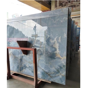Antofagasta Azul Onyx Luxury Blue Onxy Slabs And Tiles