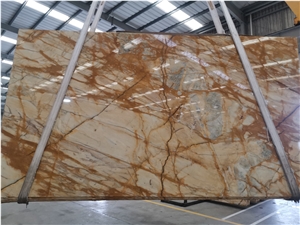 Giallo Siena Marble Slabs Tiles,Yellow Brocatello Di Golden 