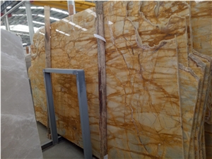 Giallo Siena Marble Slabs Tiles,Yellow Brocatello Di Golden 