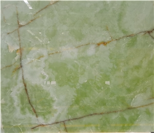 Afghan Dark Jade Green Onyx Slab