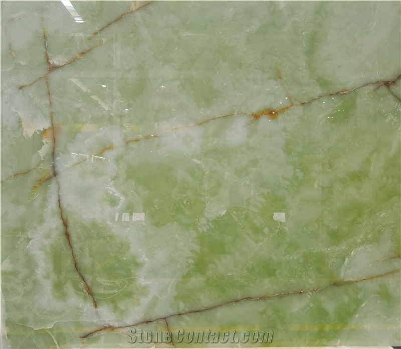 Afghanistan Light Green Onyx Slab