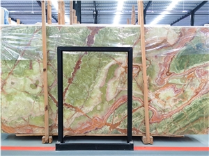 Afghanistan Light Green Onyx Slab