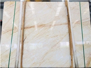 Greece Gold Spider White Marble Slab