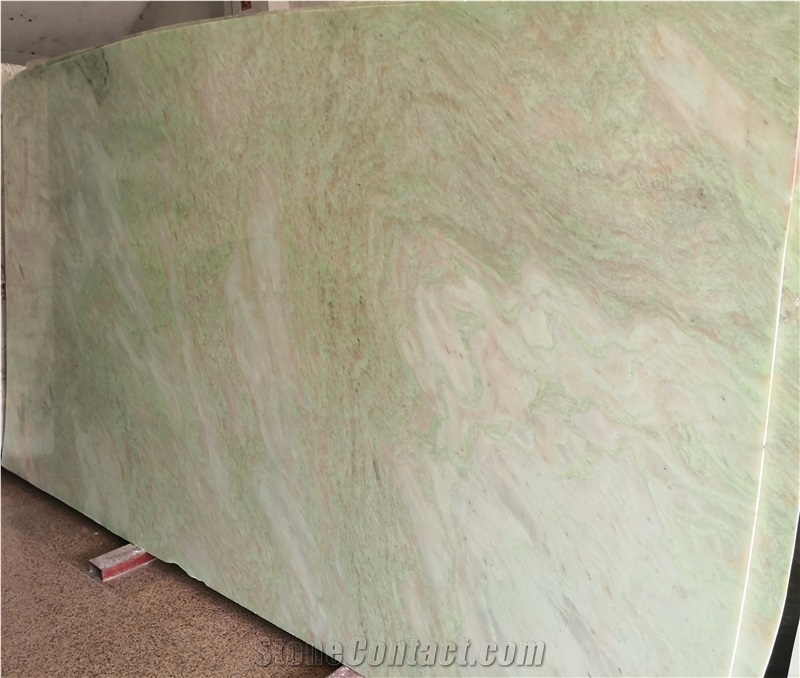 India Aravali Green Onyx Slab