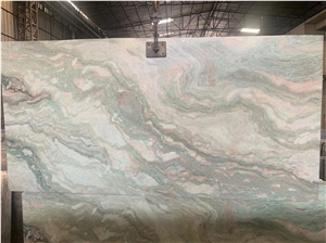 India Aravali Green Onyx Slab