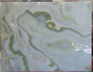 Pakistan Light Green Onyx Stone Slab