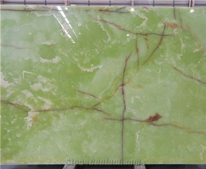 Pakistan Multicolor Green Onyx Slab