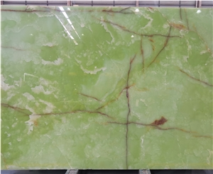 Pakistan Multicolor Green Onyx Slab