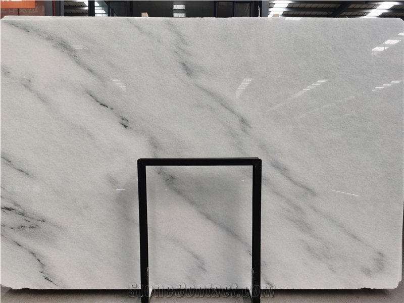 Polished Vietnam White Marble Slab