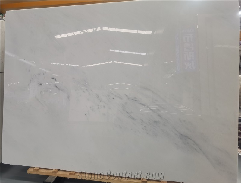 Polished Vietnam White Marble Slab