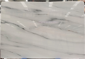Polished Vietnam White Marble Slab