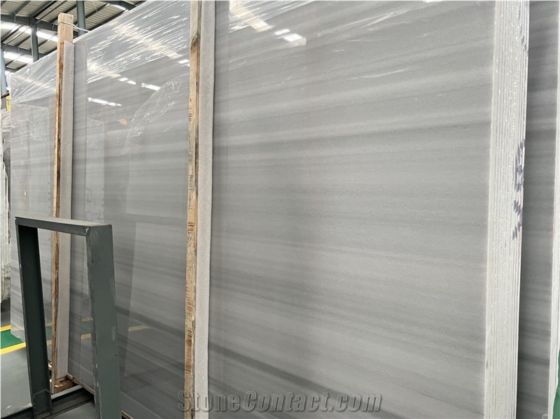 Turkey Bianco Olimpico Striata Marble Slab