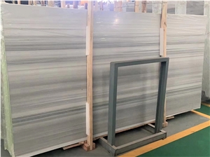 Turkey Bianco Olimpico Striata Marble Slab