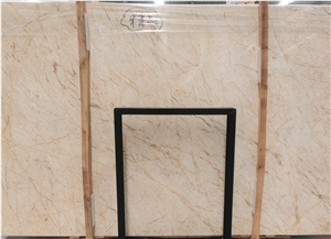 Turkey Golden Goose Feather Marble Slab