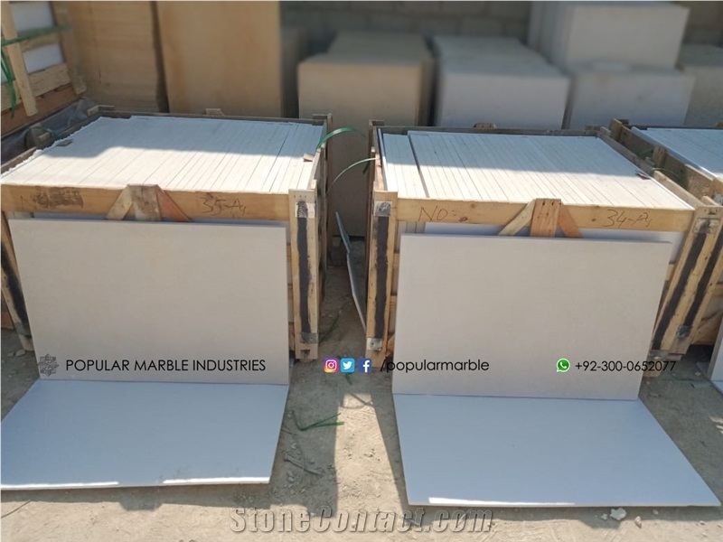 Nail White Limestone Tiles Pakistan Stone Wall Cladding