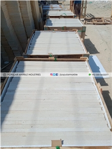 Nail White Limestone Tiles Pakistan Stone Wall Cladding