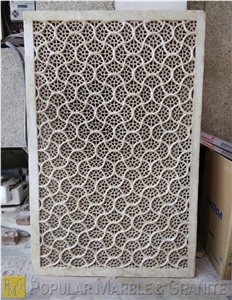 White Limestone Jali For Exterior 