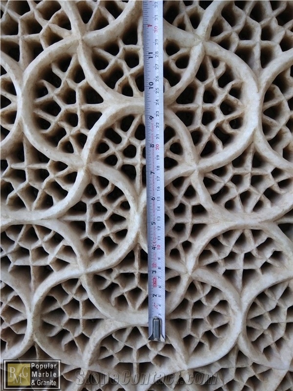 White Limestone Jali For Exterior 