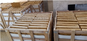 Yellow Sandstone Mashroom , Split-Face Wall Cladding Stone