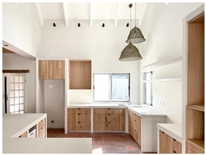 Caesarstone Fresh Concrete Quartz Kitchen Countertop